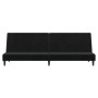 Sofá cama de 2 plazas terciopelo negro de , Sofás - Ref: Foro24-375735, Precio: 229,90 €, Descuento: %