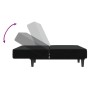 Sofá cama de 2 plazas terciopelo negro de , Sofás - Ref: Foro24-375735, Precio: 229,90 €, Descuento: %