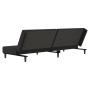 Sofá cama de 2 plazas terciopelo negro de , Sofás - Ref: Foro24-375735, Precio: 229,90 €, Descuento: %