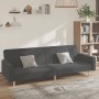 Sofá cama de 2 plazas tela gris oscuro de , Sofás - Ref: Foro24-375728, Precio: 288,37 €, Descuento: %