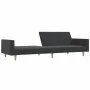 Sofá cama de 2 plazas tela gris oscuro de , Sofás - Ref: Foro24-375728, Precio: 267,06 €, Descuento: %