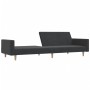 Sofá cama de 2 plazas tela gris oscuro de , Sofás - Ref: Foro24-375728, Precio: 288,37 €, Descuento: %
