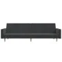 Sofá cama de 2 plazas tela gris oscuro de , Sofás - Ref: Foro24-375728, Precio: 267,06 €, Descuento: %