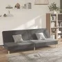 Sofá cama de 2 plazas tela gris claro de , Sofás - Ref: Foro24-375723, Precio: 232,56 €, Descuento: %