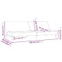 Sofá cama de 2 plazas tela gris claro de , Sofás - Ref: Foro24-375723, Precio: 236,63 €, Descuento: %