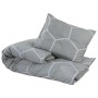 Juego de funda nórdica algodón gris 260x220 cm de , Fundas de nórdico - Ref: Foro24-136461, Precio: 31,79 €, Descuento: %