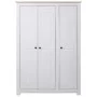 Armario de 3 puertas pino Panamá Range blanco 118x50x171,5 cm de vidaXL, Armarios roperos - Ref: Foro24-282663, Precio: 516,8...