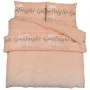 Juego de funda nórdica algodón rosa 260x240 cm de , Fundas de nórdico - Ref: Foro24-136513, Precio: 33,66 €, Descuento: %
