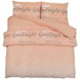 Juego de funda nórdica algodón rosa 260x240 cm de , Fundas de nórdico - Ref: Foro24-136513, Precio: 38,05 €, Descuento: %