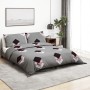 Juego de funda nórdica algodón gris 260x240 cm de , Fundas de nórdico - Ref: Foro24-136468, Precio: 31,24 €, Descuento: %