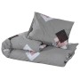 Juego de funda nórdica algodón gris 260x240 cm de , Fundas de nórdico - Ref: Foro24-136468, Precio: 31,24 €, Descuento: %