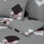 Juego de funda nórdica algodón gris 260x240 cm de , Fundas de nórdico - Ref: Foro24-136468, Precio: 31,24 €, Descuento: %