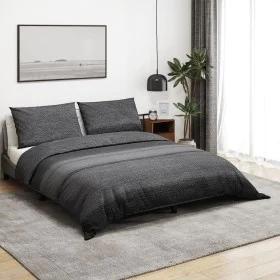Juego de funda nórdica algodón gris oscuro 140x200 cm de , Fundas de nórdico - Ref: Foro24-136480, Precio: 22,61 €, Descuento: %
