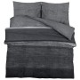 Juego de funda nórdica algodón gris oscuro 140x200 cm de , Fundas de nórdico - Ref: Foro24-136480, Precio: 23,03 €, Descuento: %