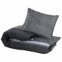 Juego de funda nórdica algodón gris oscuro 140x200 cm de , Fundas de nórdico - Ref: Foro24-136480, Precio: 23,03 €, Descuento: %