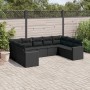 Set de sofás de jardín 8 piezas y cojines ratán sintético negro de , Conjuntos de jardín - Ref: Foro24-3219385, Precio: 565,6...