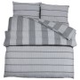 Juego de funda nórdica algodón gris 200x220 cm de , Fundas de nórdico - Ref: Foro24-136442, Precio: 25,33 €, Descuento: %