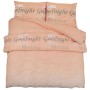 Juego de funda nórdica algodón rosa 140x200 cm de , Fundas de nórdico - Ref: Foro24-136507, Precio: 20,84 €, Descuento: %