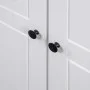 Armario de 3 puertas pino Panamá Range blanco 118x50x171,5 cm de vidaXL, Armarios roperos - Ref: Foro24-282663, Precio: 516,8...