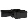 Set de sofás de jardín 11 pzas y cojines ratán sintético negro de , Conjuntos de jardín - Ref: Foro24-3218225, Precio: 677,94...