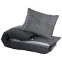 Juego de funda nórdica algodón gris oscuro 220x240 cm de , Fundas de nórdico - Ref: Foro24-136482, Precio: 35,21 €, Descuento: %