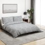 Juego de funda nórdica algodón gris 135x200 cm de , Fundas de nórdico - Ref: Foro24-136454, Precio: 26,46 €, Descuento: %