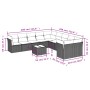 Set de sofás de jardín 11 pzas y cojines ratán sintético gris de , Conjuntos de jardín - Ref: Foro24-3218250, Precio: 636,04 ...