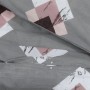 Juego de funda nórdica algodón gris 225x220 cm de , Fundas de nórdico - Ref: Foro24-136475, Precio: 26,04 €, Descuento: %