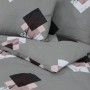 Juego de funda nórdica algodón gris 225x220 cm de , Fundas de nórdico - Ref: Foro24-136475, Precio: 26,04 €, Descuento: %