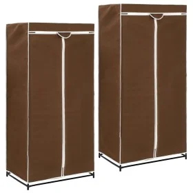 Armarios 2 unidades marrón 75x50x160 cm de vidaXL, Armarios roperos - Ref: Foro24-282442, Precio: 45,63 €, Descuento: %