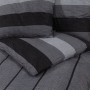 Juego de funda nórdica algodón gris oscuro 140x200 cm de , Fundas de nórdico - Ref: Foro24-136428, Precio: 24,70 €, Descuento: %