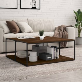 Estantes pared 4 uds madera ingeniería marrón 100x50x1,5 cm de , Estantes y estanterías - Ref: Foro24-838308, Precio: 59,74 €...