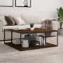 Estantes pared 4 uds madera ingeniería marrón 100x50x1,5 cm de , Estantes y estanterías - Ref: Foro24-838308, Precio: 59,74 €...