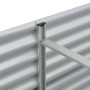 Arriate de acero galvanizado plateado 400x80x44 cm de , Maceteros y jardineras - Ref: Foro24-45516, Precio: 166,60 €, Descuen...