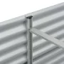Arriate de acero galvanizado plateado 400x80x44 cm de , Maceteros y jardineras - Ref: Foro24-45516, Precio: 149,56 €, Descuen...