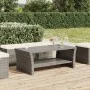 Mesa de centro ratán sintético gris 100x50x40 cm de , Mesas de centro - Ref: Foro24-319391, Precio: 101,31 €, Descuento: %