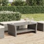 Mesa de centro ratán sintético gris 100x50x40 cm de , Mesas de centro - Ref: Foro24-319391, Precio: 108,90 €, Descuento: %
