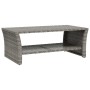 Mesa de centro ratán sintético gris 100x50x40 cm de , Mesas de centro - Ref: Foro24-319391, Precio: 108,90 €, Descuento: %
