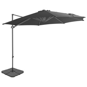 Sombrilla de jardín con base portátil gris antracita de vidaXL, Sombrillas - Ref: Foro24-276341, Precio: 171,13 €, Descuento: %
