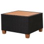 Set de muebles de jardín 4 pzas y cojines ratán sintético negro de , Conjuntos de jardín - Ref: Foro24-43007, Precio: 591,21 ...