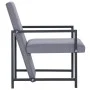 Sillón con patas cromadas de tela gris claro by , Armchairs - Ref: Foro24-282355, Price: 110,78 €, Discount: %