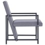 Sillón con patas cromadas de tela gris claro de , Sillones - Ref: Foro24-282355, Precio: 112,47 €, Descuento: %