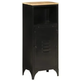 Mueble de baño hierro y madera maciza de mango 40x27x90 cm de , Muebles de baño - Ref: Foro24-358563, Precio: 106,03 €, Descu...