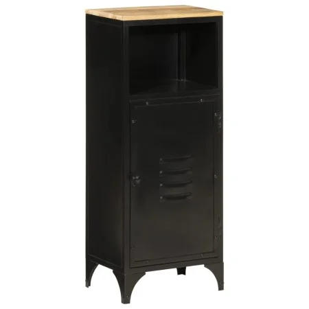 Mueble de baño hierro y madera maciza de mango 40x27x90 cm de , Muebles de baño - Ref: Foro24-358563, Precio: 106,03 €, Descu...