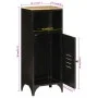 Mueble de baño hierro y madera maciza de mango 40x27x90 cm de , Muebles de baño - Ref: Foro24-358563, Precio: 106,03 €, Descu...