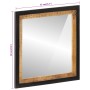 Espejo de baño madera maciza de mango y vidrio 55x1x60 cm de , Muebles de baño - Ref: Foro24-358575, Precio: 55,44 €, Descuen...