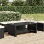 Mesa de centro negra 100x50x40 cm ratán sintético de , Mesas de centro - Ref: Foro24-319390, Precio: 91,36 €, Descuento: %