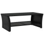 Mesa de centro negra 100x50x40 cm ratán sintético de , Mesas de centro - Ref: Foro24-319390, Precio: 86,01 €, Descuento: %