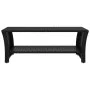 Mesa de centro negra 100x50x40 cm ratán sintético de , Mesas de centro - Ref: Foro24-319390, Precio: 91,36 €, Descuento: %