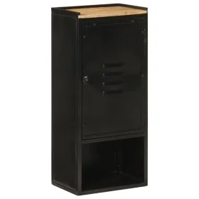 Mueble de baño hierro y madera maciza de mango 40x27x90 cm de , Muebles de baño - Ref: Foro24-358562, Precio: 82,67 €, Descue...
